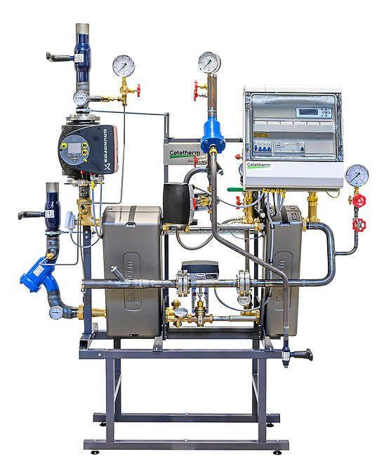 Cetetherms medelstora fjärrvärmecentral Midi Select